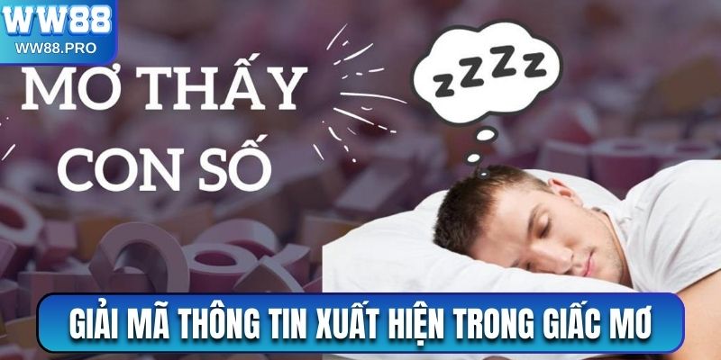 Giải mã thông tin xuất hiện trong giấc mơ của bạn