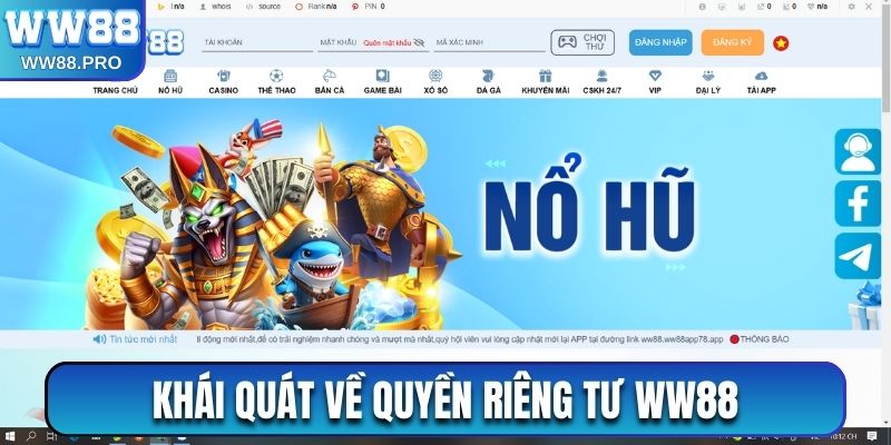 Khái quát về quyền riêng tư WW88